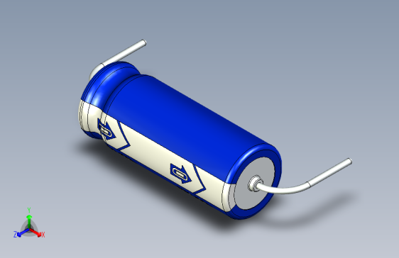-Cap. Electrolytic Axial 6.3x16mm 100uf Picth 22 mm 