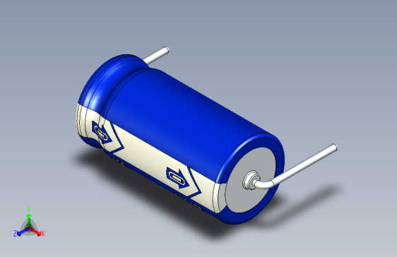 Cap. Electrolytic Axial 8x16mm 47uf Picth 19 mm 