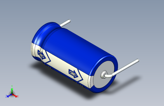 Cap. Electrolytic Axial 8x16mm 330uf Picth 18.5 mm 