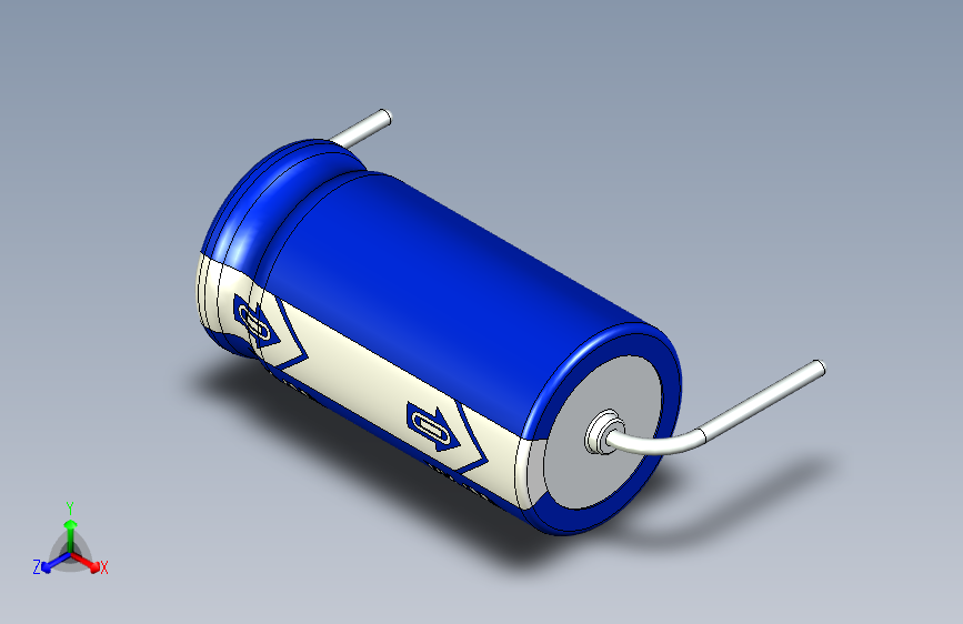 -Cap. Electrolytic Axial 8x16mm 330uf Picth 21 mm 