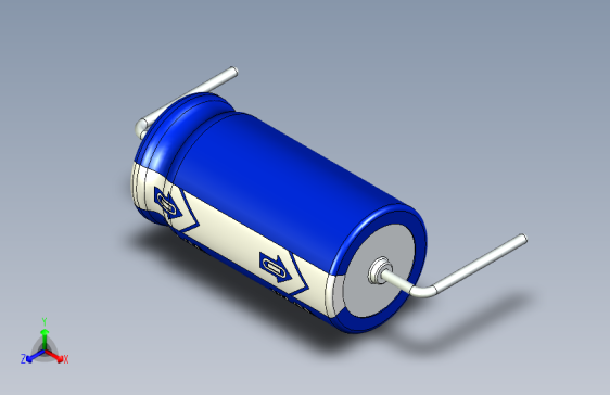Cap. Electrolytic Axial 8x16mm 470uf Picth 23 mm 