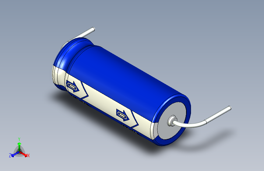 -Cap. Electrolytic Axial 8x20mm 10uf Picth 27 mm 