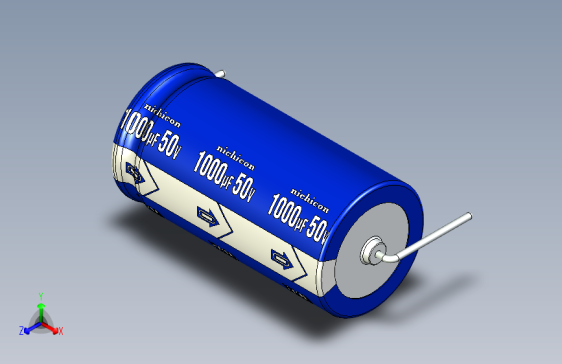 Cap. Electrolytic Axial 16x31.5mm Picth 37 mm NICHICON
