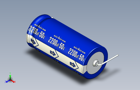 Cap. Electrolytic Axial 18x40mm Picth 46 mm NICHICON