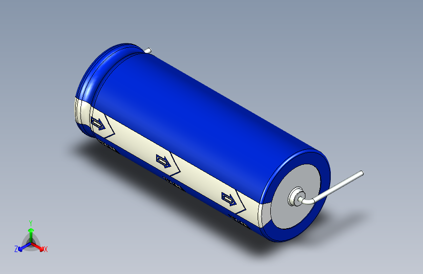Cap. Electrolytic Axial 47uf. 16x41.5mm Picth 47 mm 
