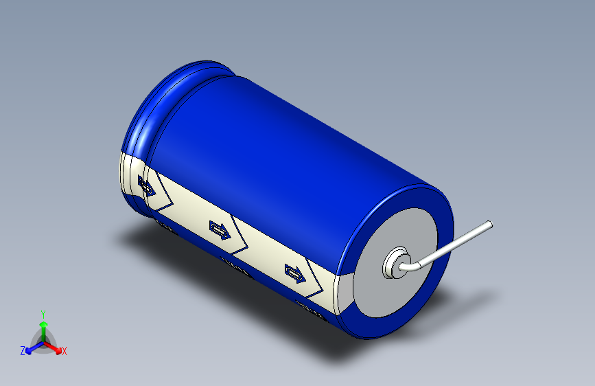-Cap. Electrolytic Axial 4700uf 22x40mm Picth 45 mm 