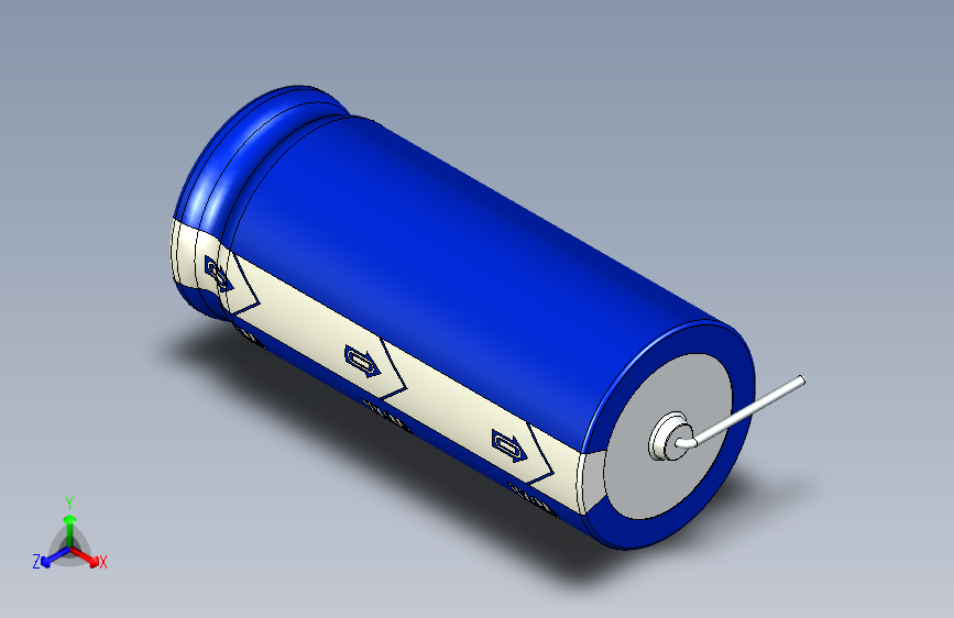 Cap. Electrolytic Axial 6800uf 25.5x59mm Picth 64 mm 