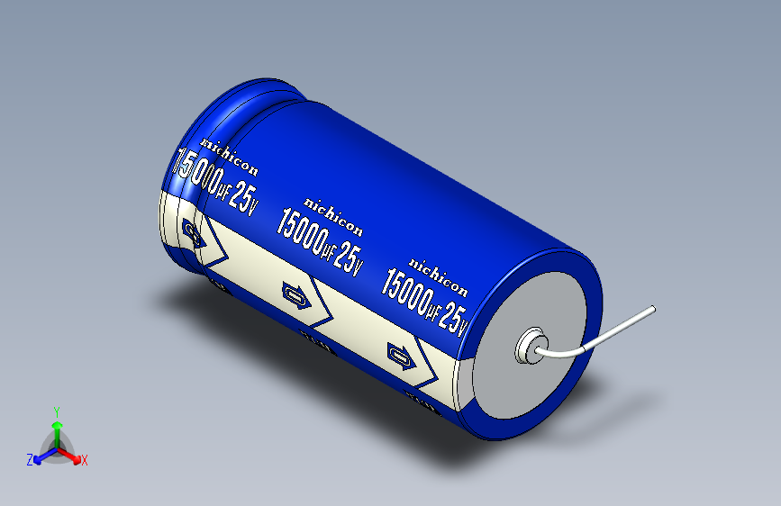 -Cap. Electrolytic Axial 15000uf 30x60mm Picth 72 mm NICHICON