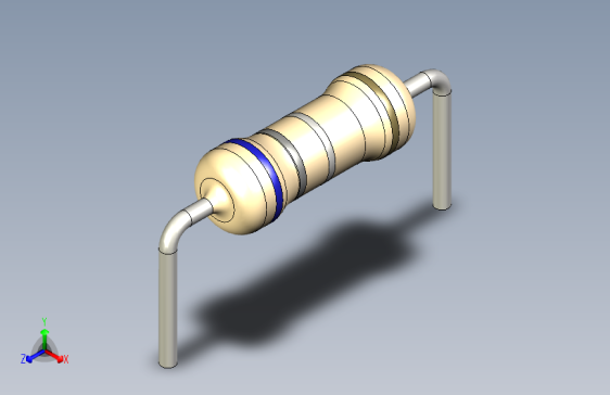 电阻器件6R8-Resistor 0.5w Beige- Diameter 2.5- 12.5- 5%
