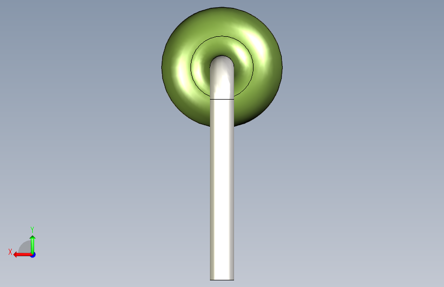 电阻器件12R-Resistor 0.5w Green- Diameter 2.5- 12.5- 5% 背面视图
