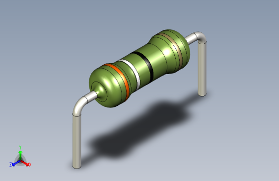 电阻器件39R-Resistor 0.5w Green- Diameter 2.5- 12.5- 5%