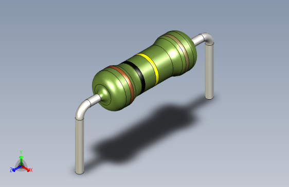 电阻器件100K-Resistor 0.5w Green- Diameter 2.5- 12.5- 5%
