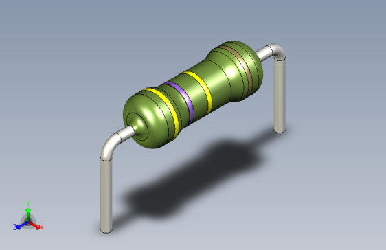 电阻器件470K-Resistor 0.5w Green- Diameter 2.5- 12.5- 5%