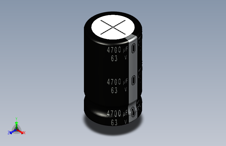 电解电容器-4700uF 63V Electr 20 x35 -P.diameter 10mm