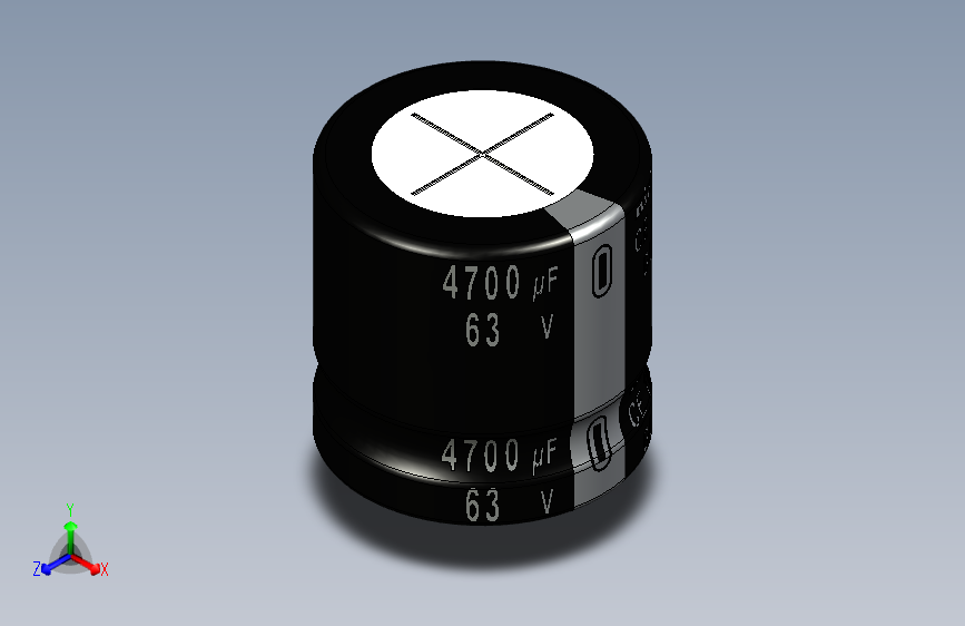 电解电容器-4700uF 63V Electr 25 x25 -P.diameter 10mm