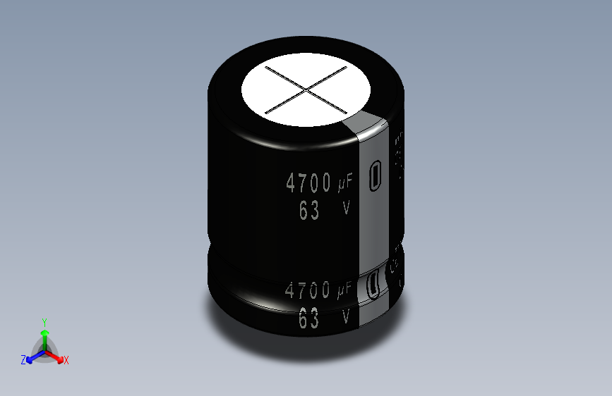 电解电容器-4700uF 63V Electr 25 x30 -P.diameter 10mm