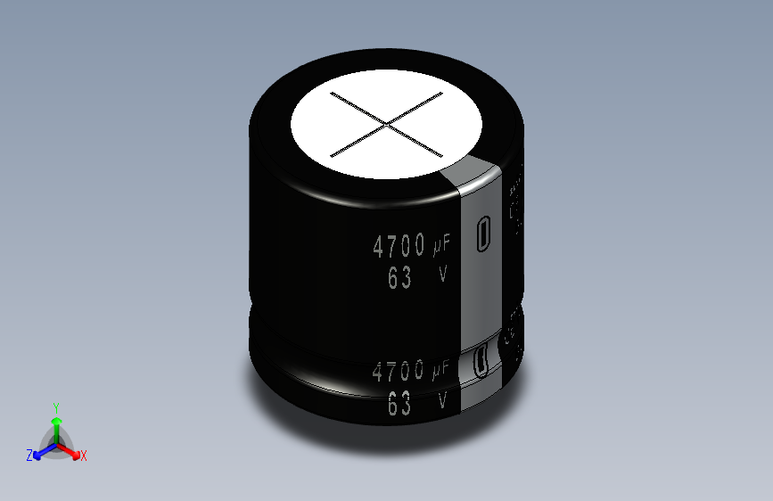 电解电容器-4700uF 63V Electr 30 x30 -P.diameter 10mm