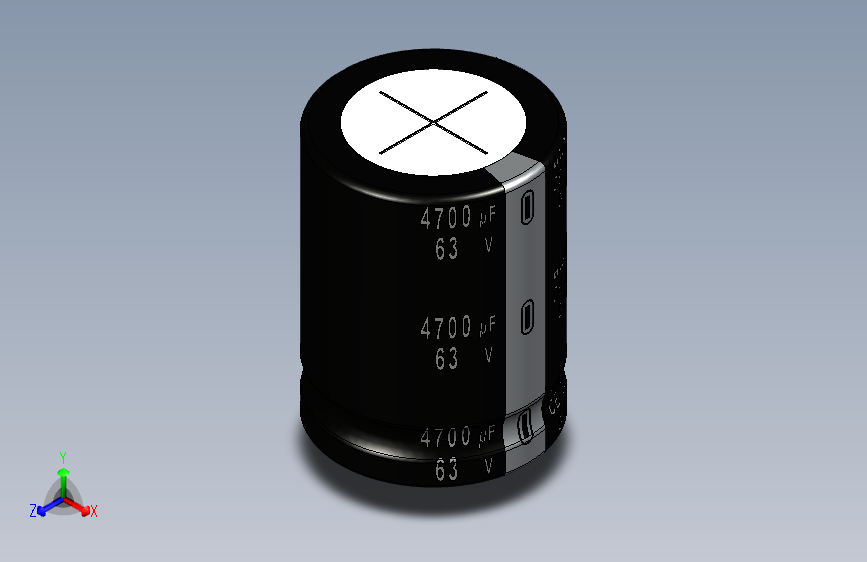 电解电容器-4700uF 63V Electr 30 x40 -P.diameter 10mm-