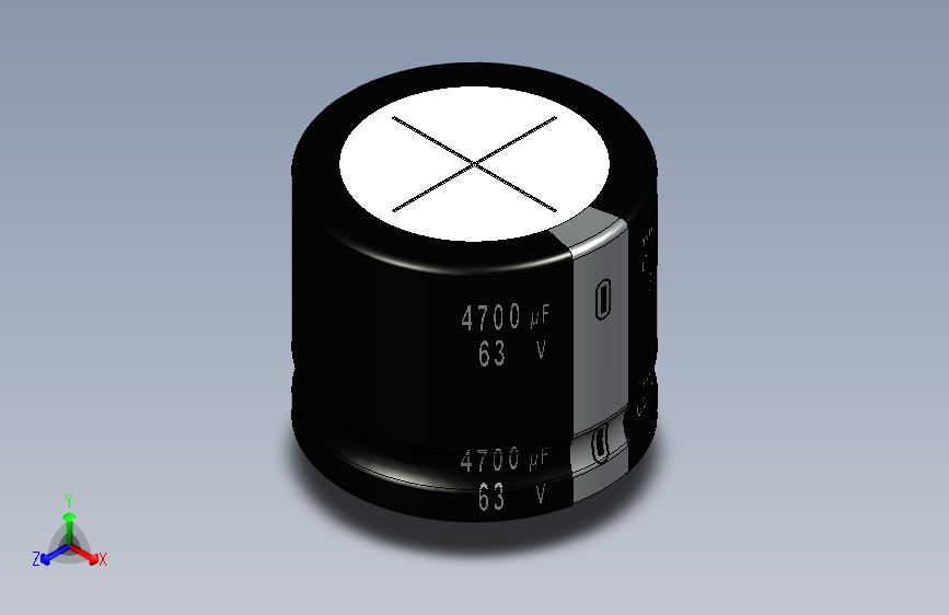 电解电容器-4700uF 63V Electr 35 x30 -P.diameter 10mm