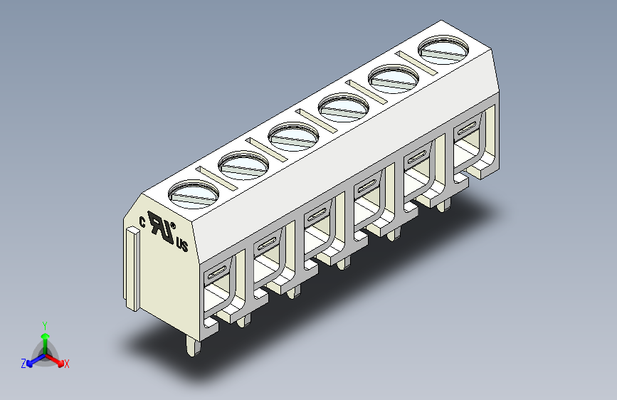 接线端子-6 PIN DG306-5 WHITE - PITCH 5 mm