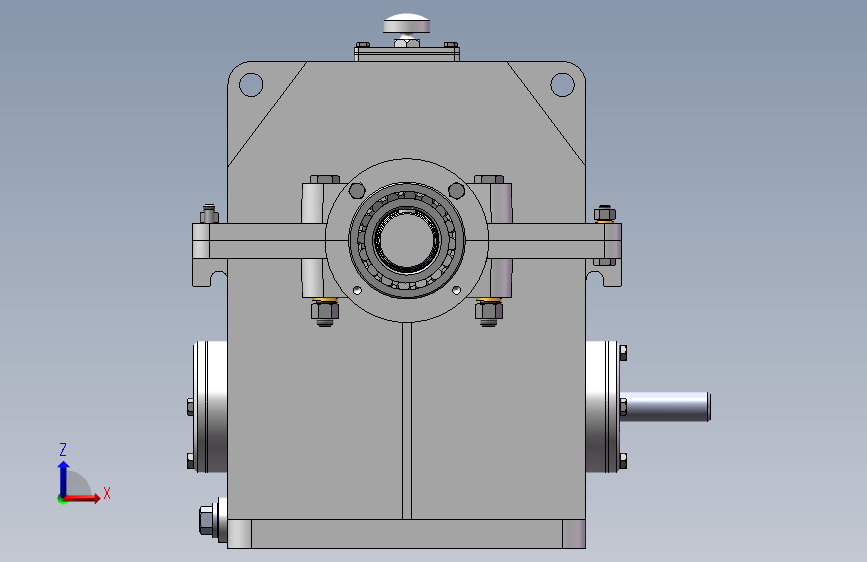 一级蜗杆出入联轴器F=2800 v=1.8