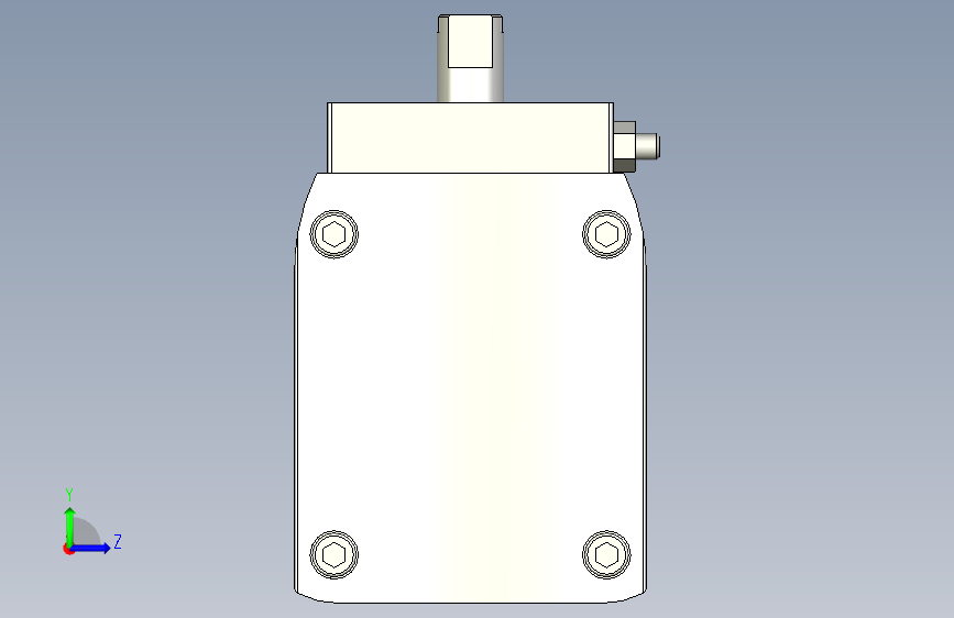 摆动驱动器-542099 DFPA-70-S5Z-F05F07---(0) 左侧视图