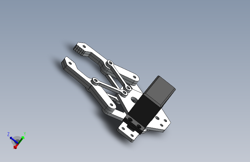 Acrylic机械臂3D图纸 Solidworks设计
