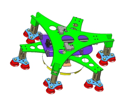 玻璃幕墙清洗机器人三维UG10.0带参+CAD