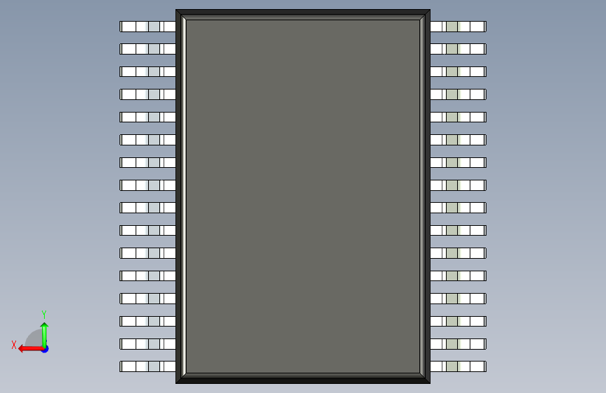 sop封装-SOP40P640X120-32N_STEP_模型图纸下载 – 懒石网