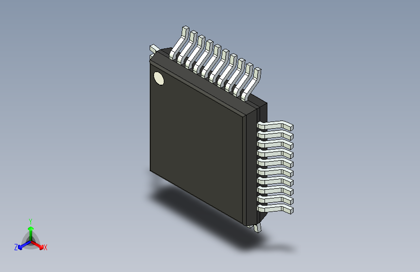 qfp封装-QFP40P700X700X120-40N