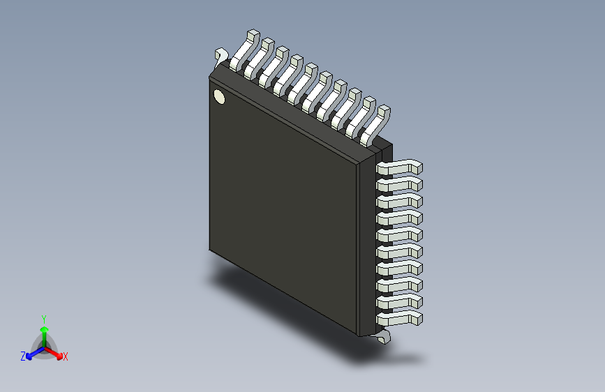 qfp封装-QFP65P900X900X160-40N