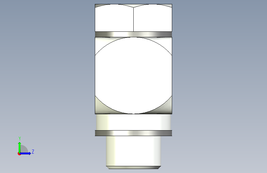 SMC - M 系列微型配件接头-M-5UL_STEP_模型图纸下载 – 懒石网