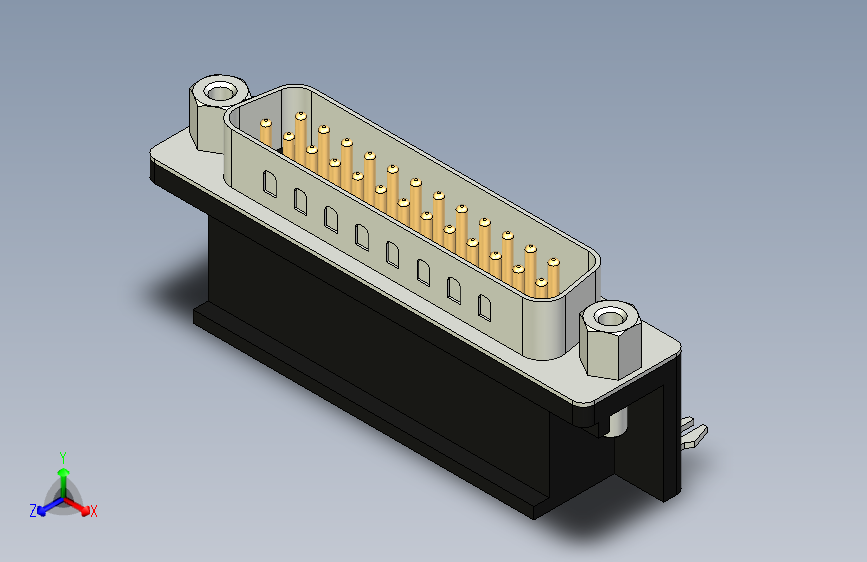 WSW - D-SUB连接器-A-DS25A-KG-T1