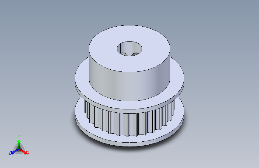 GT2皮带轮系列带宽7mm-GT2 30T id 5mm bw 7mm
