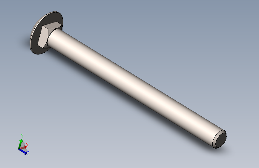 标准螺栓-Carriage Bolt (M6-1)