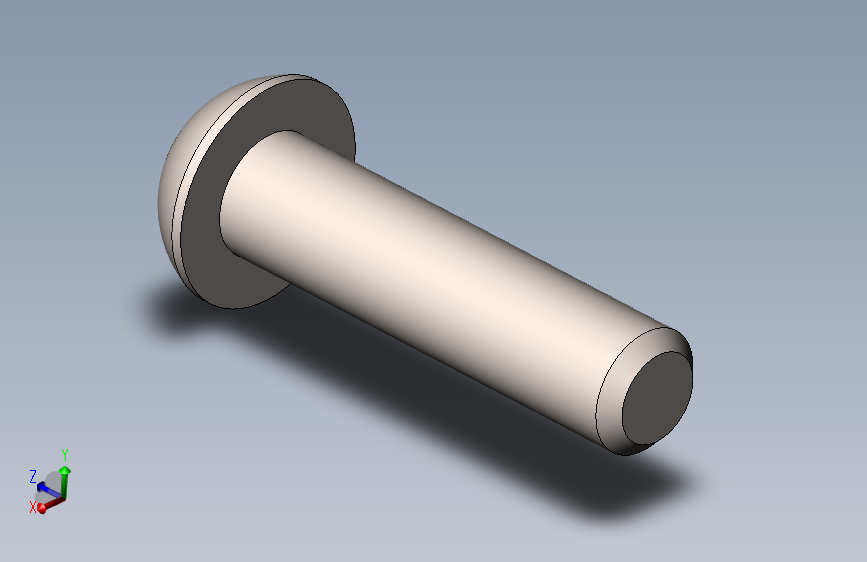 标准内六角螺钉-Socket Button Head Screw (M2.5-0.45)