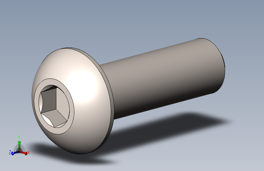 标准内六角螺钉-Socket Button Head Screw (M3-0.5)