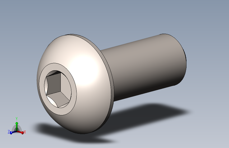 标准内六角螺钉-Socket Button Head Screw (M4-0.7)