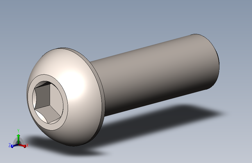 标准内六角螺钉-Socket Button Head Screw (M6-1)