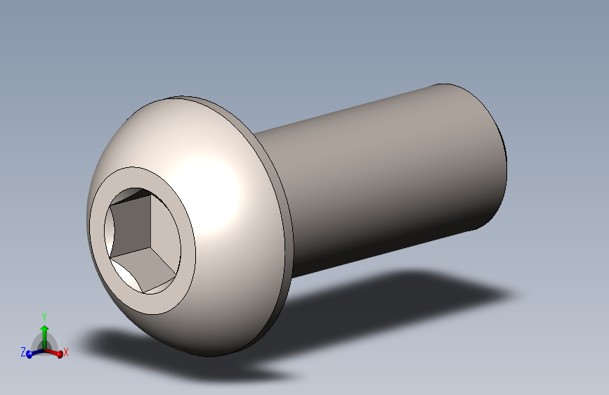 标准内六角螺钉-Socket Button Head Screw (M8-1.25)