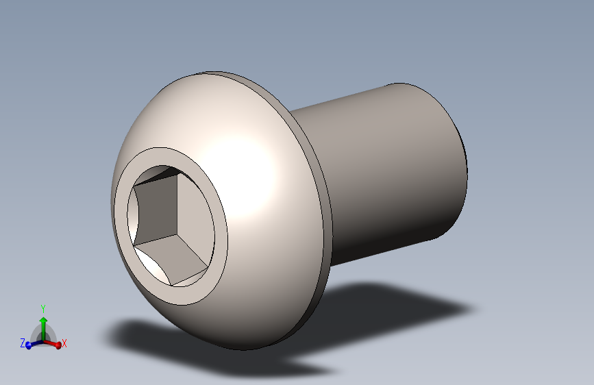 标准内六角螺钉-Socket Button Head Screw (M12-1.75)