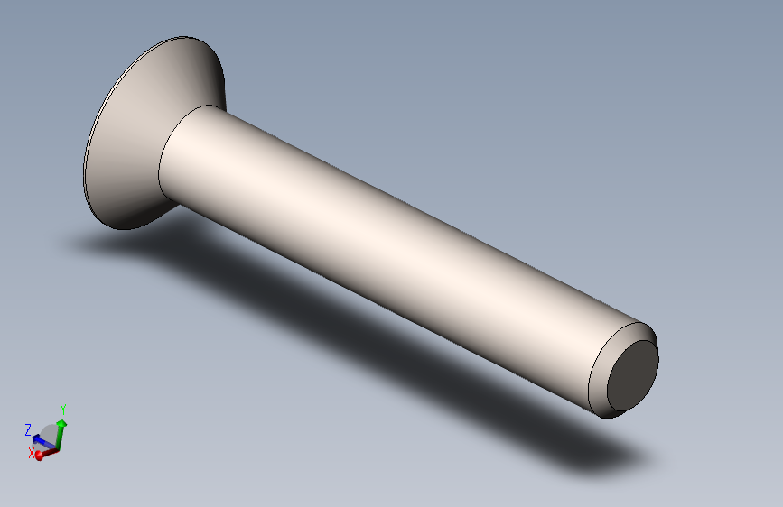 标准内六角螺钉-Socket Flat Head Screw (M4-0.7)