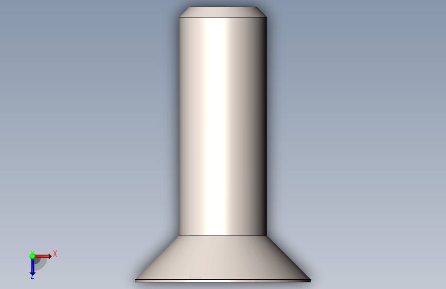 标准内六角螺钉-Socket Flat Head Screw (M8-1.25)