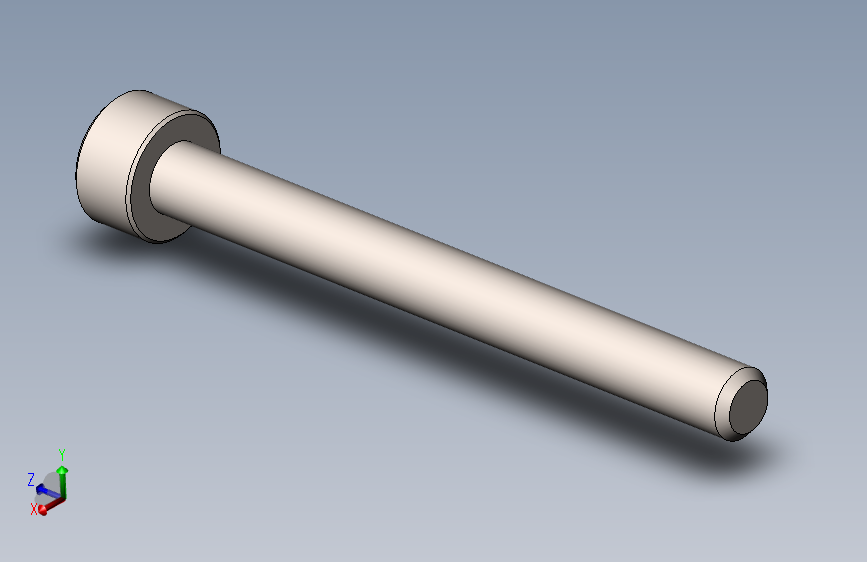 标准内六角螺钉-Socket Head Cap Screw (M2.5-0.45)