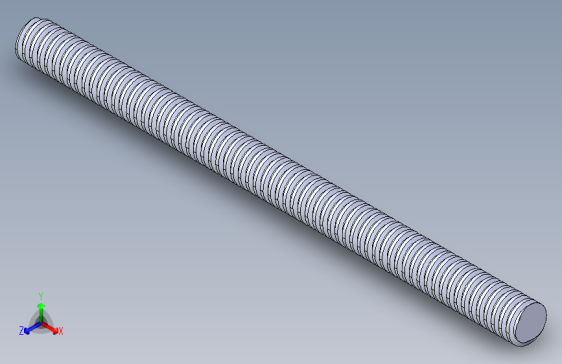 标准梯形螺纹柱-TR14x3x200