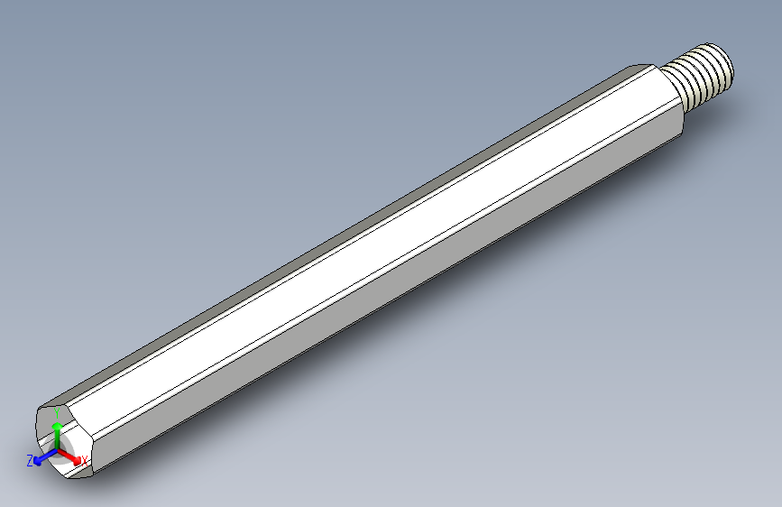 公对公六角螺柱-Standoff M3 M-M H 48mm