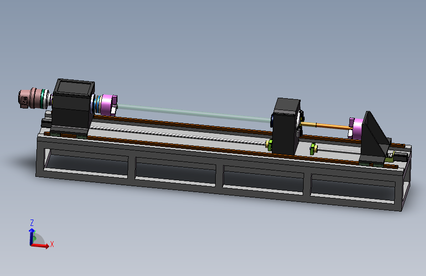 激光切管机三维图三维SW2016带参+CAD+说明书