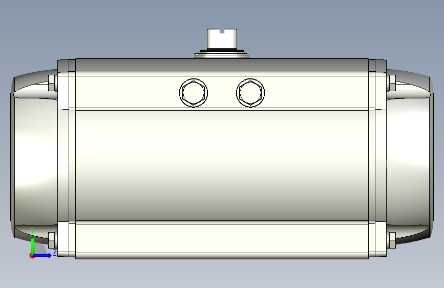 摆动驱动器-8068928 DFPD-N-700-RP-90-RD-F1012---(0) 左侧视图