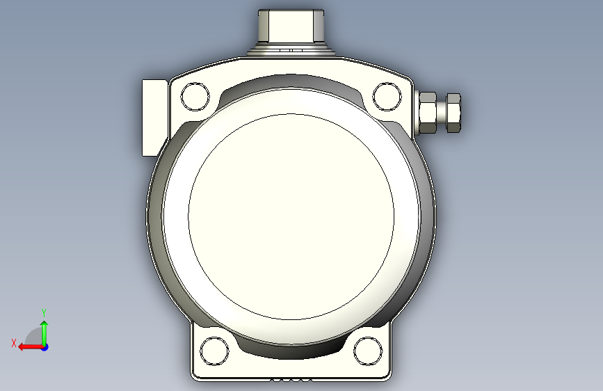 摆动驱动器-8068931 DFPD-N-700-RP-90-RS60-F1012-R3-EP---(0) 背面视图