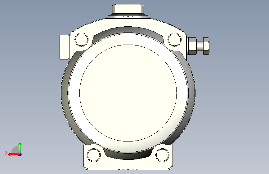 摆动驱动器-8068943 DFPD-N-2300-RP-90-RS60-F1216-R3-EP---(0) 背面视图
